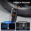 Накачиватель шин, воздушный компрессор, автомобильный многоцелевой электрический шинный насос, автоматический адаптер питания с цифровым дисплеем, манометр
