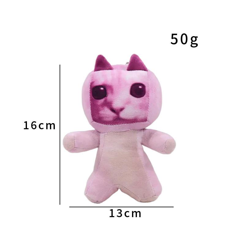 Плюшевая игрушка Амигатидо Мяу Мяу с мягким коротким ворсом для детей и коллекционеров
