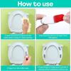 4pcs Toilet Seat Bumper, Bidet Seat Bumpers With Strong Buffer And Adhesive Function For Bidet Attachment, Keep Your Toilet Seat