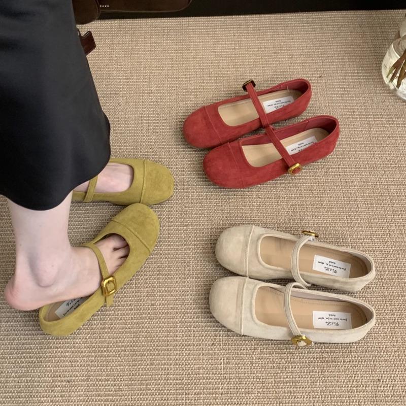 Fashion New Style Retro Mary Jane Shoes for Women Summer Round Toe Woman Flats Cheap High Quality Fashion Comfortable and Elegant Shoes