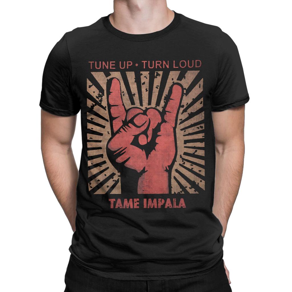 Tame Impala rock metal band Tee Shirt for Men Women Printed T Shirts  100% Cotton Clothing