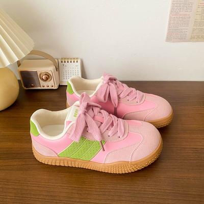 Ретро нишевые женские осенние универсальные маленькие белые туфли для младшей средней школы маленькие белые туфли