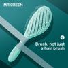MR.GREEN Hollow Out Hair Brush Scalp Massage Combs Hair Styling Detangler Fast Blow Drying Detangling Tool For Wet Dry Curly Hair