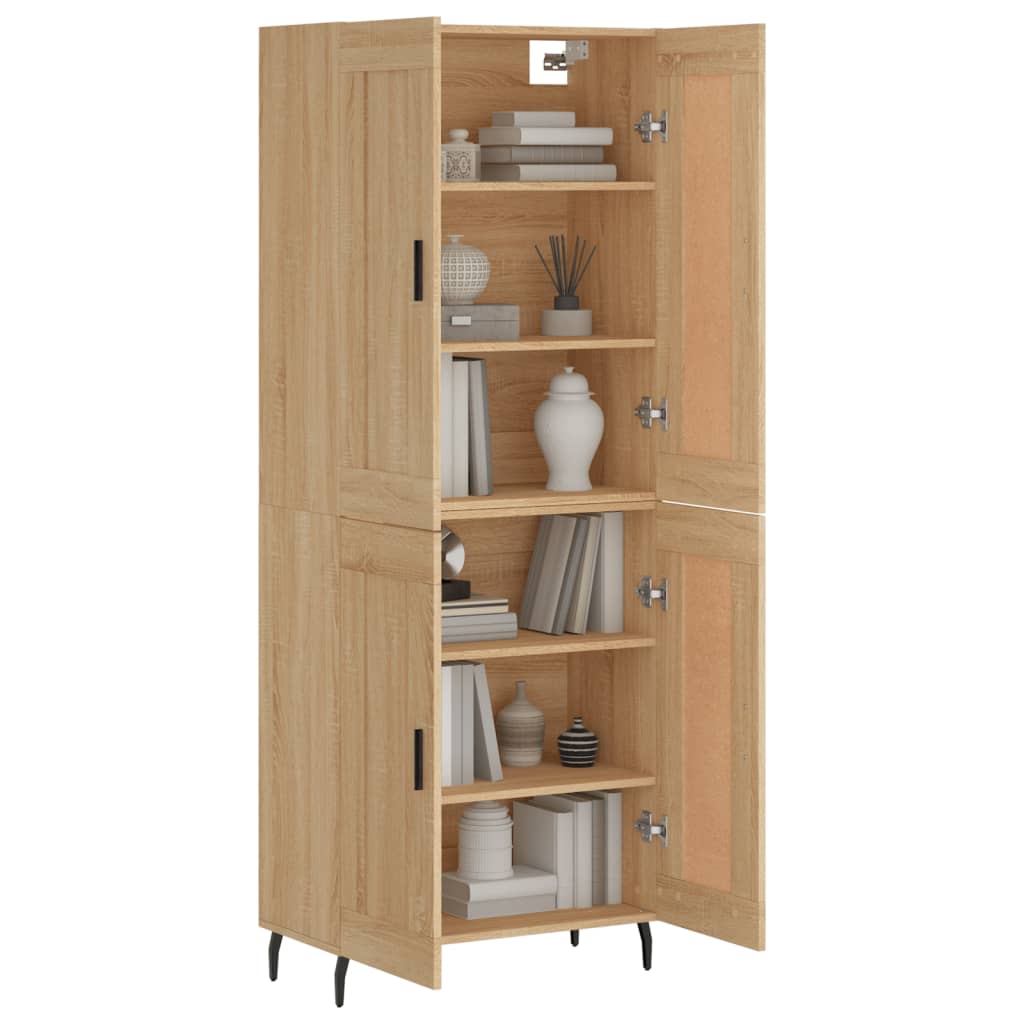 Highboard Sonoma Oak 69.5 x 34 x 180 cm Particleboard