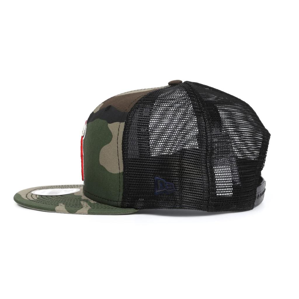 NEW ERA MLB Mesh Cap Snapback 9FIFTY Camouflage Anaheim Angels Free Size