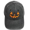 UV Protection Embroidered Pumpkin Hat Breathable Sunshade Cap Fashion Halloween Baseball Cap  Party