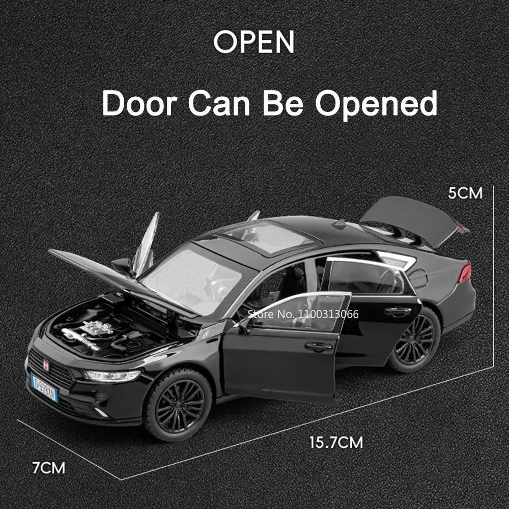 1/32 Металлические Модели Honda Accord Машинки Игрушки Колесо Откат Литье под Давлением Транспортное Средство 6 Дверей Можно Открыть Машина для Детей Подарки на День Защиты Детей