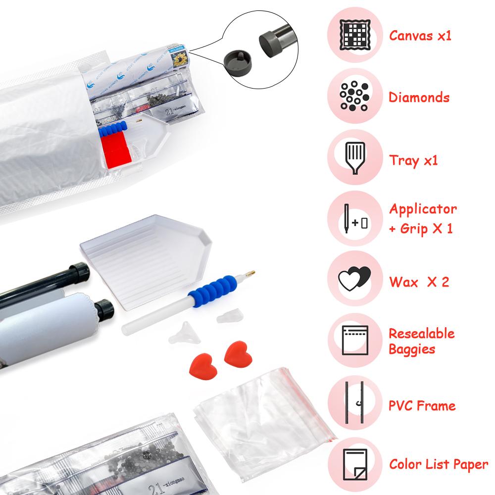 5D DIY Рамка Алмазная картина Встреча Пара Полный квадратный круглый Вышивка крестиком Портрет Мозаика Роза Домашний декор
