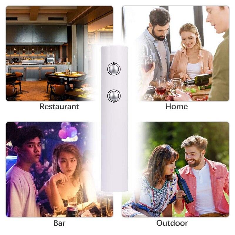Electric Wine Opener Automatic Electric Wine Bottle Opener Bottle Corker with Automatic Cork Puller and Cork Cutter | Openings