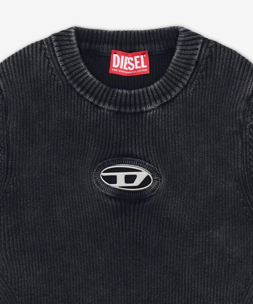 DIESEL M-Encore Ss Short Sleeve Knit - Caviar Black / A162490Akbq900