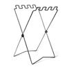 Trash Rack Outdoor Folding Garbage Bag Holder Trash Bag Frame for Kitchen Camping Picnic Barbecue