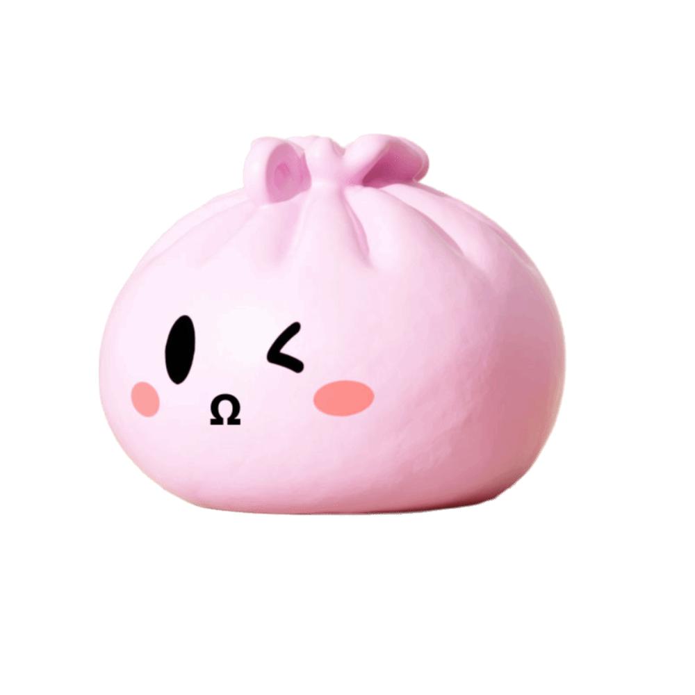 Slow Rebound Bubble Bun Fidget Toy Colorful Soft Squishy Toy Squeeze Bubble Bun Toy Adults & Kids