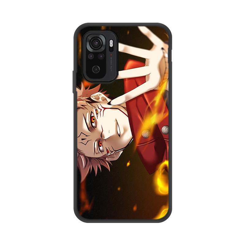 Чехол с аниме Jujutsu Kaisen для Xiaomi Redmi Note 11 10 9 Pro, чехол для Redmi Note 8 Pro 11S 8T 9T 9S 10S Note9 Pro, чехол Funda Etui