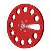 1 4 7 Inch Takeup Reel Universal 11 Holes Wind Resistance Holes Empty Tape Reel for Recording Red