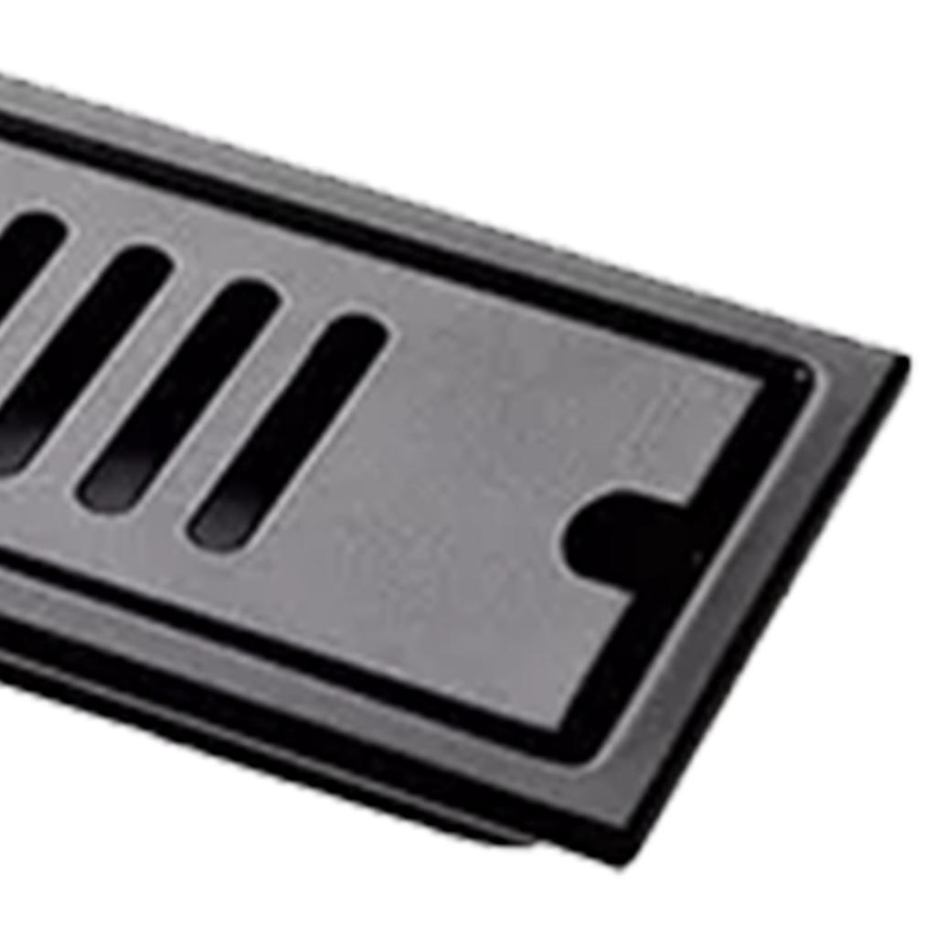 Rectangular Floor Drain 304 Stainless Steel Smooth Surface Fast Drainage Deodorant Shower Linear