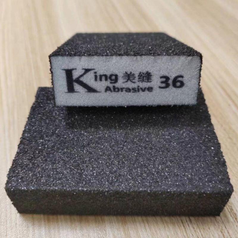 Diamond Grit Caulk & Tile Cleaning Tool - Wear-Resistant Sponge Sanding Block