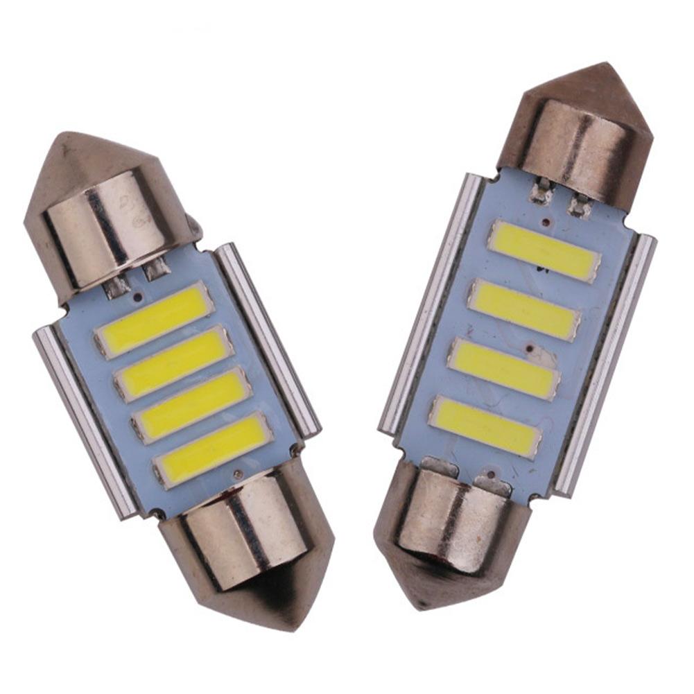 Лампы Светодиодная лампа Подсветка номерного знака Модифицированная белая 12В