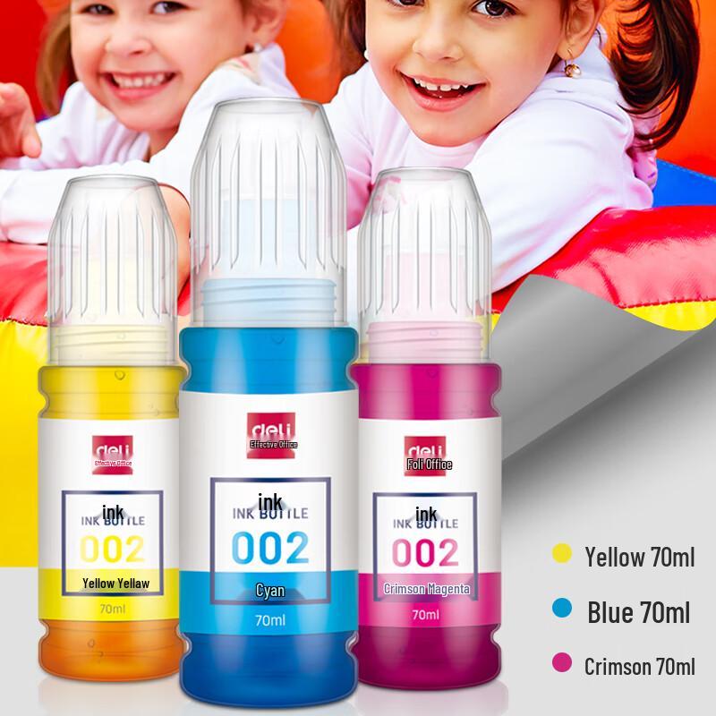 Deli 002 Ink Cartridge Set for Epson Printers