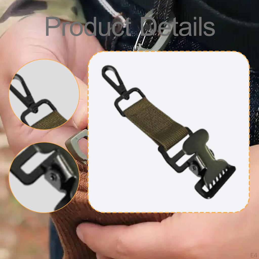 Firefighter Glove Clip Golf for Equipment Attachment Heavy Duty Nylon Strap