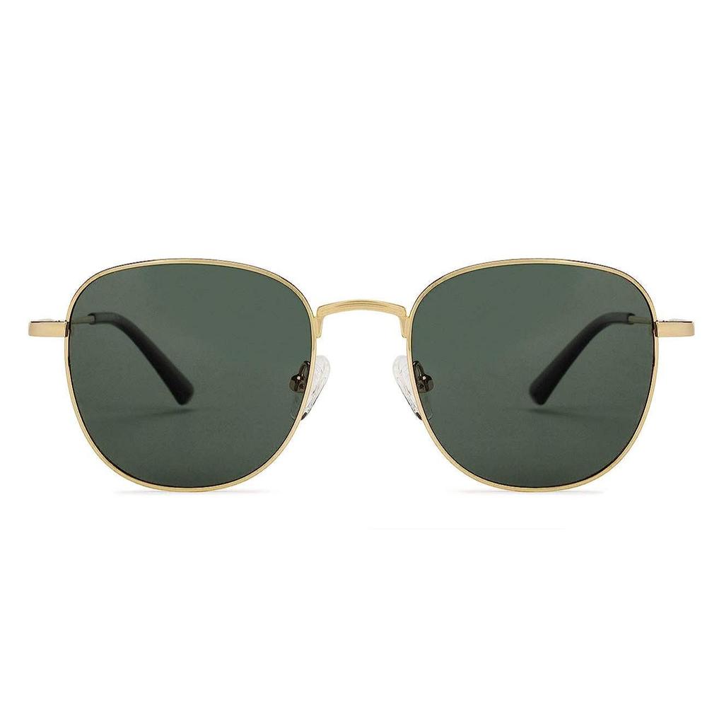 Новейшие и стильные фирменные солнцезащитные очки с полной оправой в круглой оправе / для мужчин и женщин