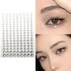 Shadow Crystal Pearls Makeup Tools Eyeliner Diamond Decals Face Tattoo Stickers Face Rhinestone Stickers Body Colored Diamonds