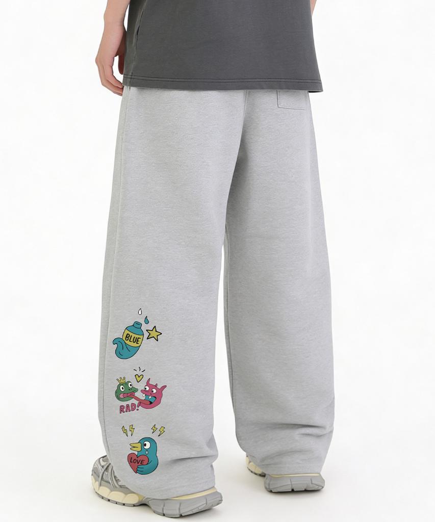 ARTISTWEAR [Atw] Брюки Lovechus Широкие с Эластичным Поясом - 2 Цвета