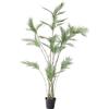 Nordic Phoenix Bamboo Indoor Decorative Potted Plant - Large Artificial Greenery for Living Room or Office