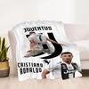 Ronaldo's Legacy Football Blanket Soft Warm Cozy Suitable for Bed Picnics Sofa for All Seasons Stylish Decor Suitable for Gifting Relatives and Friend