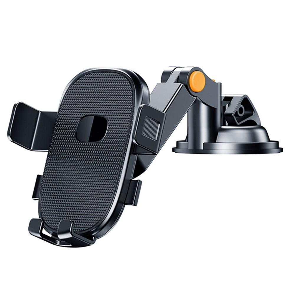 Adjustable Vehicle Phone Holder with Suction Cup and Silicone Protection