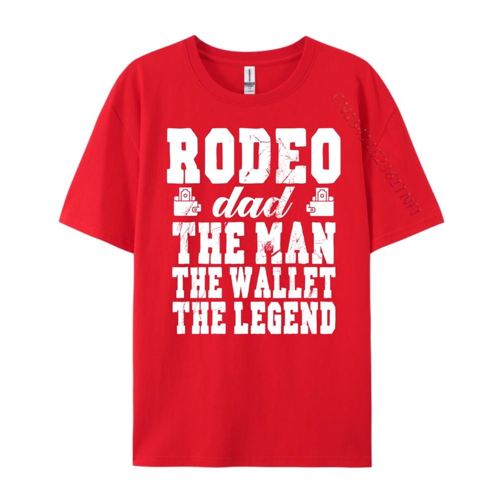Funny Rodeo Dad Man Wallet Legend Rodeo Dad Cute Oversized T Shirt Graphic Camisetas Funny Camisa New Years Eve
