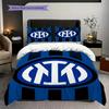 Inter Milan Legacy: Blue Passion Bedding (1 * duvet cover + 2 * pillowcase, without core) Soft and comfortable Christmas birthday gift