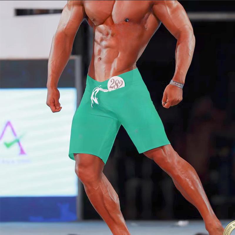 Мужские быстросохнущие шорты для соревнований по бодибилдингу IFBB Olympia 2024 года