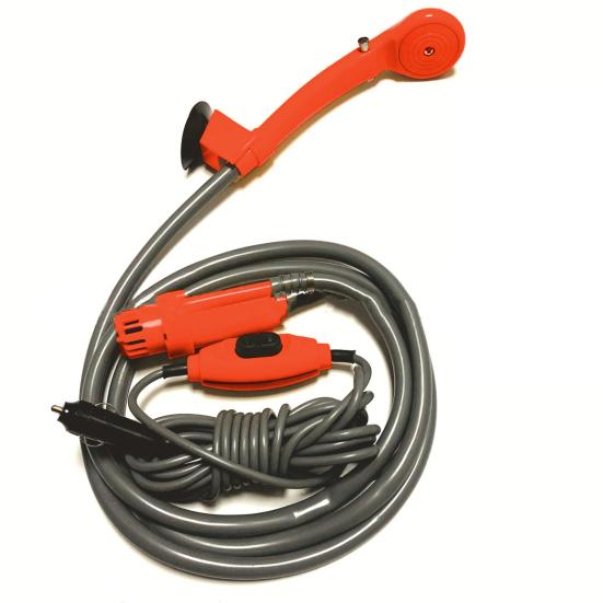 Портативный походный душ с бесщеточным двигателем Регулируемая конструкция Портативный комплект для уличного походного душа с автоматическим подключением и модернизированным насосом