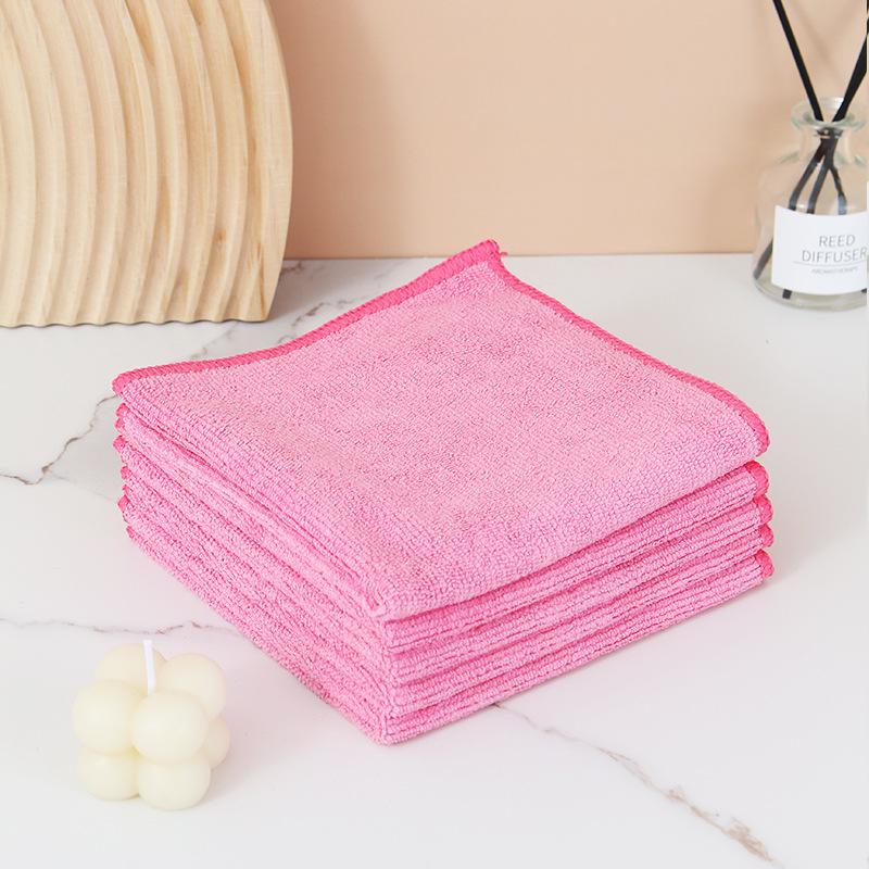 Cross-Border Microfiber Kitchen and Car Cleaning Cloths - Absorbent, Non-Shedding Towels and Scouring Pads