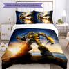 Transformers 3pcs Bedding Set Duvet Cover Closure Includes 1 Duvet Cover & 2 Pillowcases for All Seasons Bedroom Home Dorm Decor