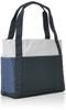 moz Tote Large Simple and Gray x Navy ZZEI-26 Bag, Lightweight, Capacity, Business, Commuting, Design, Women's Men's,