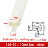 PU Foam Sound Proof Weather Draught Excluder Seal Door Window Gap Insulation V Type Strips for 8  Sizes to Choose