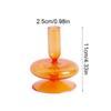 Vintage Candlestick Flower Glass Vase Crafts Glass Floriddle Taper Candle Holder Nordic Home Decorate Romantic Minimalist Holder