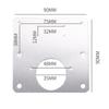 1/2/4Pcs Kitchen Cabinet Hinge Repair Plate Stainless Steel Furniture Drawer Hinge Fixing Plate Table Cabinet Window Door Repair