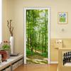 3D Door Sticker Self-Adhesive Pvc Waterproof And Moisture-Proof Wallpaper Bedroom Door Wall Decoration