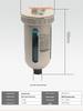 SMC Type 402 Air Compressor Filter & Oil-Water Separator with Automatic Drain (AD402-04)