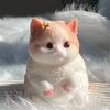 Новинка, розыгрыш, фигурка котенка, сжимающая игрушка, новинку, кляп, настольная игрушка, расслабляющая игрушка для снятия стресса, щипок, котенок