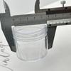 Прозрачные пластиковые мини-баночки для косметики для хранения материалов для нейл-арта и украшений