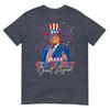 Make 4th Of July Great Again Patriotic Firework Donald Trump TShirt