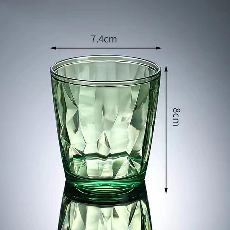 1 шт. Акриловый стакан для питья Небьющийся стакан для воды Небьющийся Многоразовый Бокал для пива Шампанского Можно мыть в посудомоечной машине для вечеринки