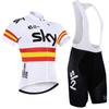 Men Women Cycling Jersey Bib Shorts Set Breathable Quick-Dry Sportswear Road Mountain Bike Riding
