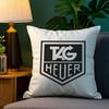 Бренд часов TTag Heuer Чехол-подушка Плюшевая ткань Мягкий Двусторонний принт Чехол для диванной подушки Чехлы для декоративных подушек