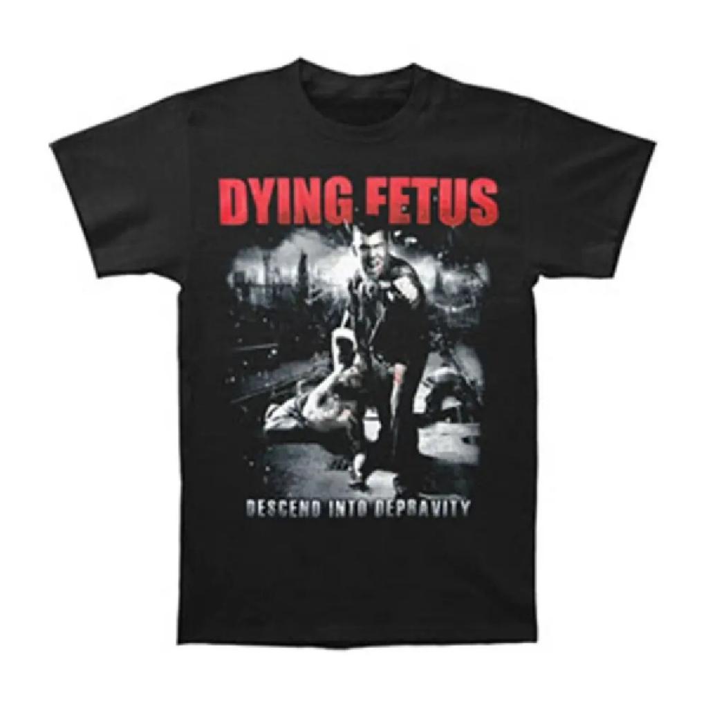 Мужская футболка Dying Fetus Descend Into Depravity XX-Large Черная