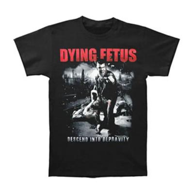 Мужская футболка Dying Fetus Descend Into Depravity XX-Large Черная