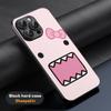 Domo kun cute cartoon anime pattern Phone Case For iPhone 16 15 14 13 12 11 Plus Pro Max Limited Black hard case Sheepskin